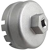Caldera Toyota Oil Filter Wrench For 1.8Liter Toyota, Lexus, and Scion Vehicles - Compatible with 64mm Oil Filter Cartridges and Caps On Corolla, Prius, Matrix, CT200h, iQ, and XD