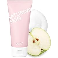 Saturday Skin Face Cleanser Hydrating Foam Cleanser Natural Ingredients Anti-aging | Makeup Remover and Face Wash | Fragrance