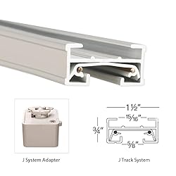 WAC Lighting JT4-WT 120V 4 Foot J Track with