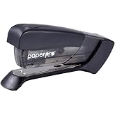 PaperPro Compact Classic Stapler, 15 Sheet, 80% Easier Stapling, Black | One-Finger Technology, 80% Easier Stapling, 15 Sheet Capacity, 105 Staples Included, Compact Design