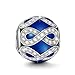 NinaQueen Forever Love 925 Sterling Silver Dark Blue White CZ Round Bead Charms Fit pandöra Charms for Bracelets Necklace Christmas Gifts For Women Birthday Anniversary Gifts For Wife Mom Daughter