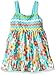 Youngland Girls' Multi Colored Knit to Poplin Sundress