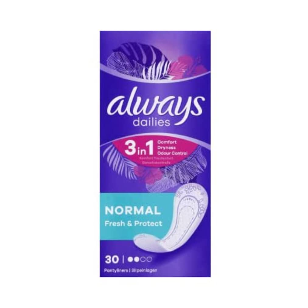 Always Normal Panty Liners with Odour-Neutralising ActiPearls