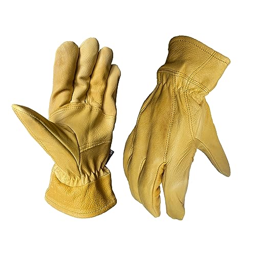 SKYDEER Winter Gloves with Full Special Wild Deerskin Leather