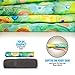 AVAWAVA Microfiber Beach Towel for Travel - XL 6 feet 6 inches, Sand Free, Oversized and Packable, Quick Dry Swim Towel- Beautiful Zen Design on Both Sides- 300 GSM