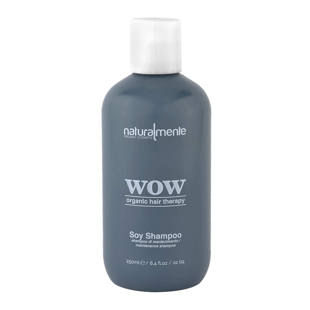 Naturalmente SOY WOW Shampoo, 250 ml - Repairs damaged hair