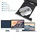 Auitee External DVD CD Drive USB 3.0 Burner Writer Drive Player High Speed Data Transfer for Laptop/Desktop/MacBook/Mac OS/Windows10/8/7/XP/Vista (Black)
