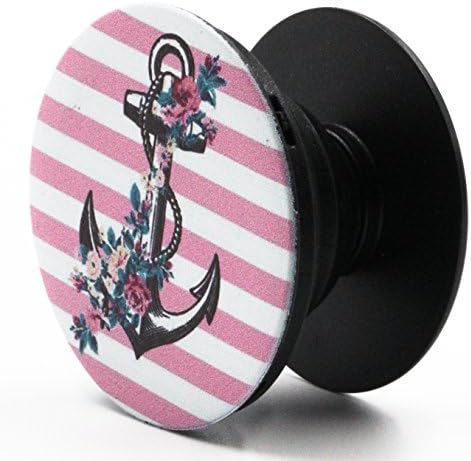 Expanding Stand And Grip Mount For Smartphones And Tablets (Iphone 6 6s 7 7S, Samsung Galaxy, Tablets, Fire) Anchor Flower