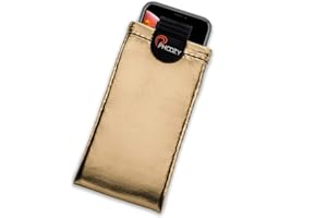 PHOOZY Thermal Phone Case - XP3 Series: Ultra-Rugged Insulated Cell Phone Pouch Prevents Overheating, Extends Battery Life, Provides Drop Protection and Floats in Water (Medium - Gold)