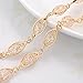 Mytys Choker Necklaces for Women Knot Mesh Crystal 18k Rose Gold Plated Necklace Fashion Jewelry Gift