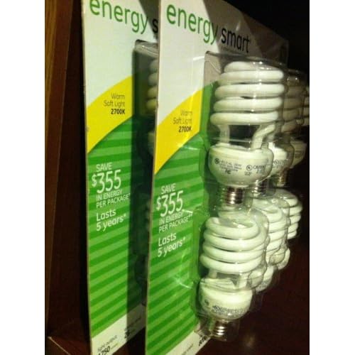 GE 26 Watt Energy Smart CFL - 2 Packs of 6, 12 Bulbs - 100 Watt Replacement image
