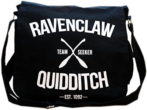 Korea New Fashion Ravenclaw Cross Bag Travel School Sport Unisex Couple (Black)