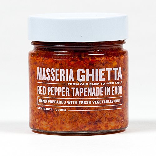 Masseria Ghietta Red Pepper Tapenade, 8.11 Ounce