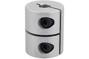 uxcell 6mm to 6mm Shaft Coupling 25x20 Coupler Aluminum Alloy Joint Motor for 3D Printer CNC Machine DIY Encoder