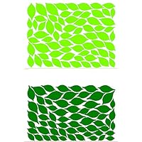 MAFENT 132 Pcs Leaves Wall Decal for Tree Wall Decor Room Decoration (Dark Green and Light Green)