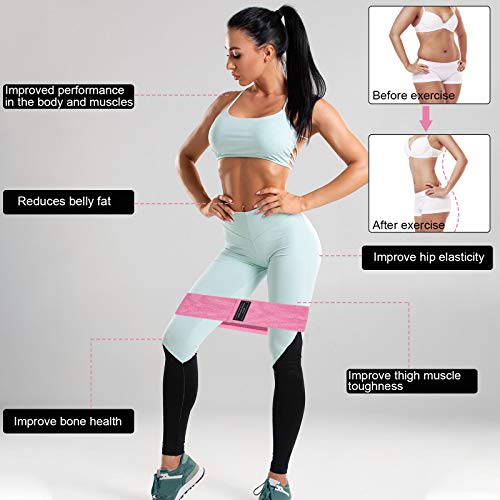 KOOOGEAR-Resistance-Bands-Exercise-Bands-for-Women-Butt-and-Legs-Workout-Bands-Set-Non-Slip-Booty-Band-Home-Gym-Fitness-Equipment-Fabric-Stretch-Bands-for-Men-Women