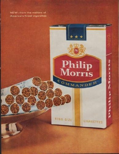 1961 Philip Morris Ad "cleanest tobacco"