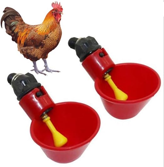 Amazon Com Euone Home 2pcs Chicken Drinker Cups Automatic Float