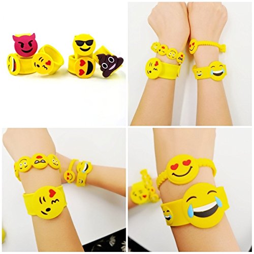 1 JZK+Bracelet+Emoticon+Silicone+Wristband