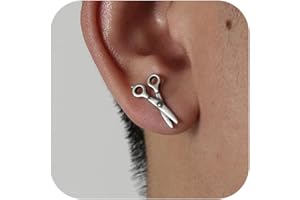 Gothic Scissors Earrings for Women Halloween Earrings for Women Goth Jewelry Accessories Halloween Costumes Woman 2025 Dress 