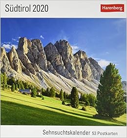Sudtirol Postkartenkalender 2020 Wochenkalendarium Blockkalender Format 16 X 17 5 Cm Amazon De Harenberg Bucher