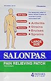 EMERSON HEALTHCARE Salonpas Pain Relief Patches, Large, 32 Count
