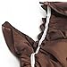 Savena 100% Mulberry Silk Night Sleeping Cap X-Large Size for Thick and Long Hair Bonnet Hat Smooth Soft Many Colors (Beige)
