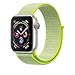 AdMaster Compatible for Apple Watch Band 42mm 44mm, Soft Nylon Sport Loop Replacement Wristband Compatible iWatch Apple Watch Series 4/3/2/1 Flash Light