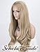 Body Wave Lace Front Wig Synthetic T Part Long Black Wigs for Women Glueless Wavy Wig Natural Color 50