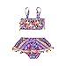 Kids Swimsuit Two Piece Bikini Toddler Baby Fringe Swimwear Beach Bathing Set