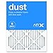 AIRx DUST MERV 8 Pleated Air Filter - Made in the USA - Box of 6-16x20x1 Furnace Filter
