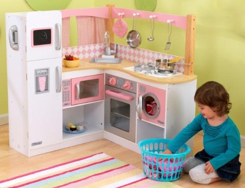 KidKraft Grand Gourmet Pretend Kids Play Kitchen Set