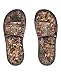Under Armour Women's Ignite Camo VII Slides, Cleveland Brown/Perfection, 7