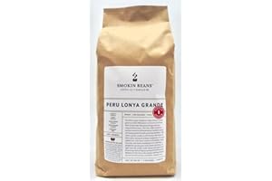 SMOKIN BEANS 5-Pound Peru Lonya Grande, Unroasted Green Arabica Coffee Beans, Fresh Current Crop Specialty Grade, Roast the Beans Yourself at Home on Your Roasting Equipment Prior to Using for Brewing Coffee