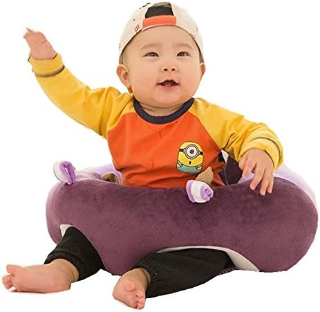 Vipe Infant Sitting Chair Super Soft Infant Support Seat Chair Protective Pillow Cushion Sofa for 3-12Months (E)