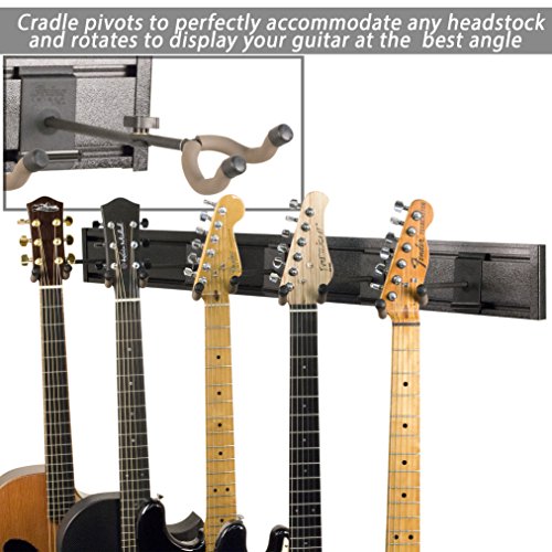 String Swing SW5RL-B-K Guitar Keeper Bundle with Guitar Hangers