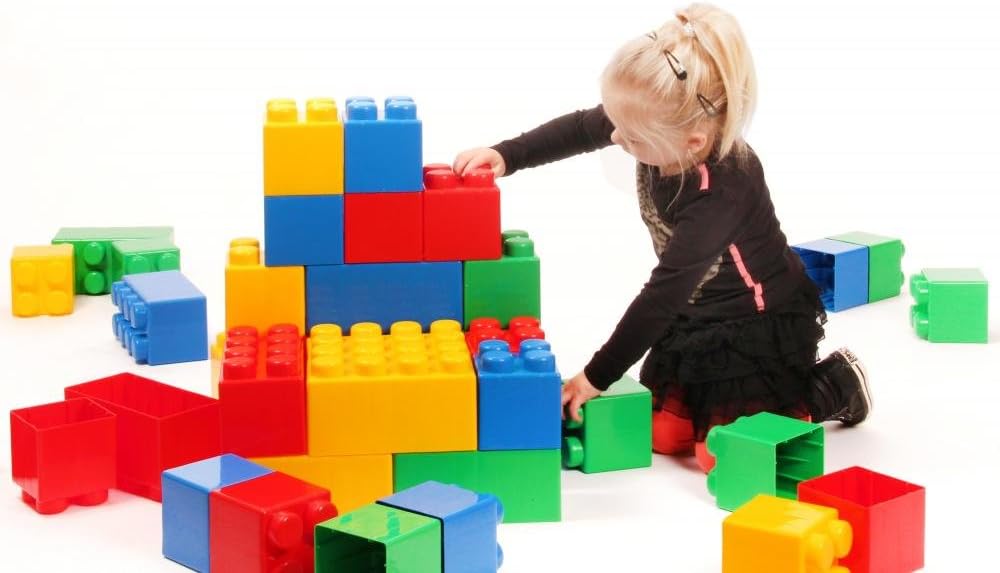 Polesie - Juego de construcción de plástico XXL, 45 piezas, Multicolor (PW37510)