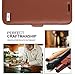 FYY [Genuine Leather Wallet Case for Samsung Galaxy S8+ Plus 2017, Handmade Flip Folio Wallet Case with Kickstand Card Slots Magnetic Closure for Samsung Galaxy S8+ Plus 2017 Dark Brown