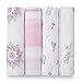 aden + anais Swaddle Blanket | Boutique Muslin Blankets for Girls & Boys | Baby Receiving Swaddles | Ideal Newborn & Infant Swaddling Set | Perfect Shower Gifts, 4 Pack, For the Birds
