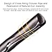 Hair Straightener & Curler 2 in 1 Tourmaline Ceramic Flat Iron for All Hair Types with LCD Digital Display & Auto Shut-Off, Dual Voltage Hair Styling Tool Hair Curlerthumb 3