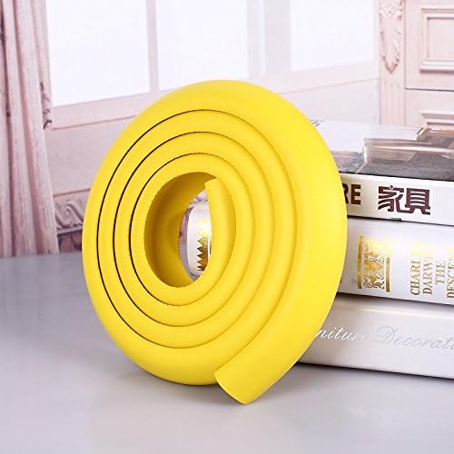 2M Children Protection Baby Safety Products Glass Table Edge Furniture Guard Strip Horror Crash Bar Corner Foam Bumper Collision (yellow)