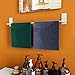 LuckIn 16 Inch Adhesive Towel Bar Brushed Nickel