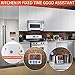 TopReturn Kitchen Timer, Led Digital Large Display, Dual Count UP/Down Timer, Loud Alarm, Magnetic Backing, Stand (1 pack)