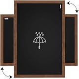 ALLboards Outdoor Chalkboard 120x90cm Varnished Pine Frame Waterproof view 5