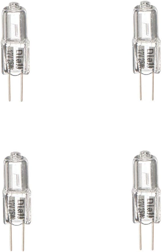 DIALL G4 25W HALOGEN ECO CAPSULE LIGHT BULB, PACK OF 4 Amazon.co.uk Lighting