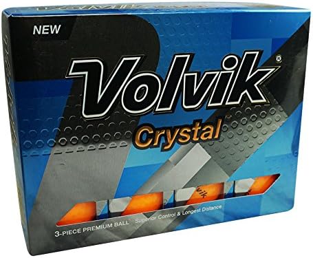 Volvik 2016 Crystal Orange Dozen Golf Balls