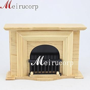 Fine 1/12 Scale Dollhouse Miniature Furniture Well Made Fireplace for Dollhouse
