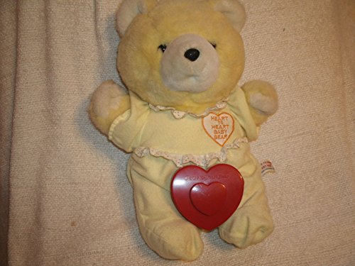 Vintage 1986 Chosun Heart To Heart Baby Bear With Beating Heart