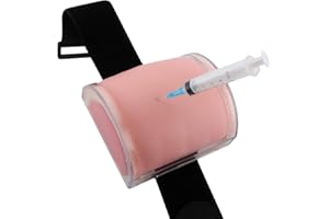 Multi-Functional IM, ID and SQ Injection Training Pad, Consists of Skin, Subcutaneous Tissue and Muscle Layer, Wearable Desig