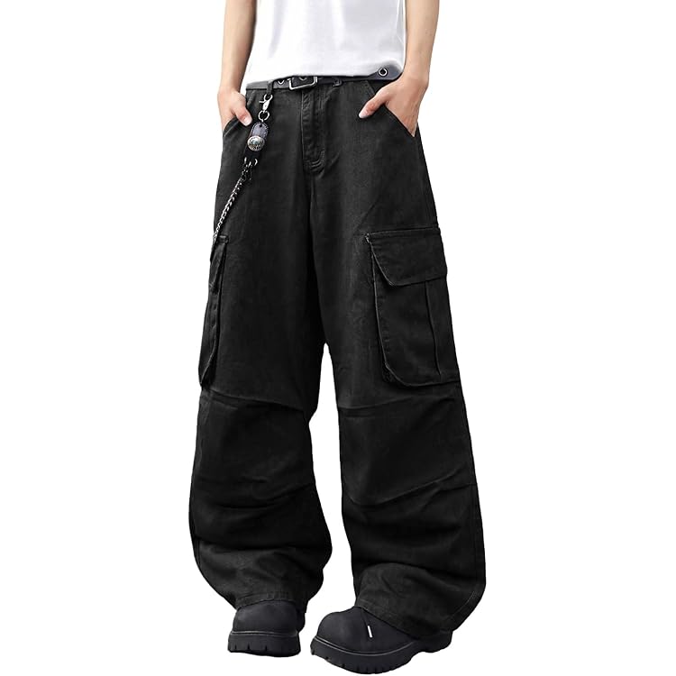 パンツ Y2K avirex monkey pants black camo baggy Hip Hop y2k Camo Cargo Pants for Women Baggy Loose Low Rise